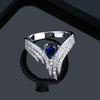 Waterdrop Zirconia Rings